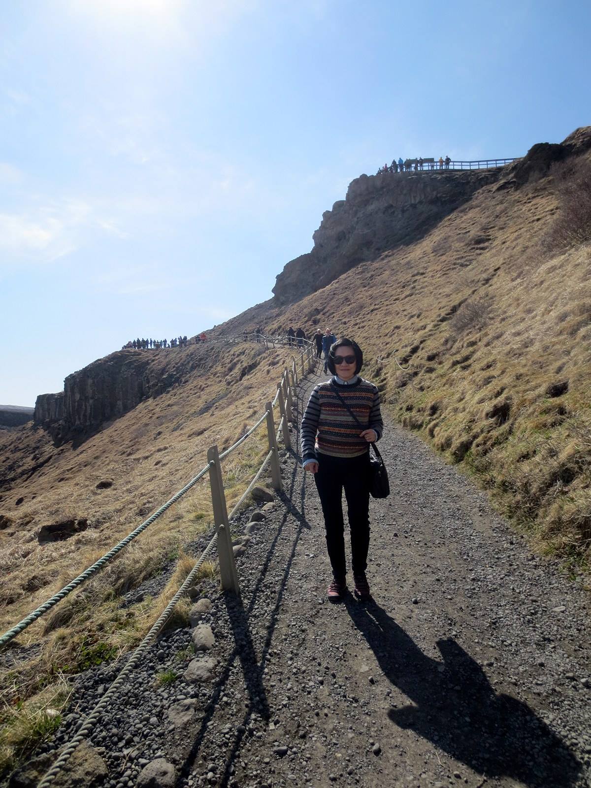 Josie at Þingvellir