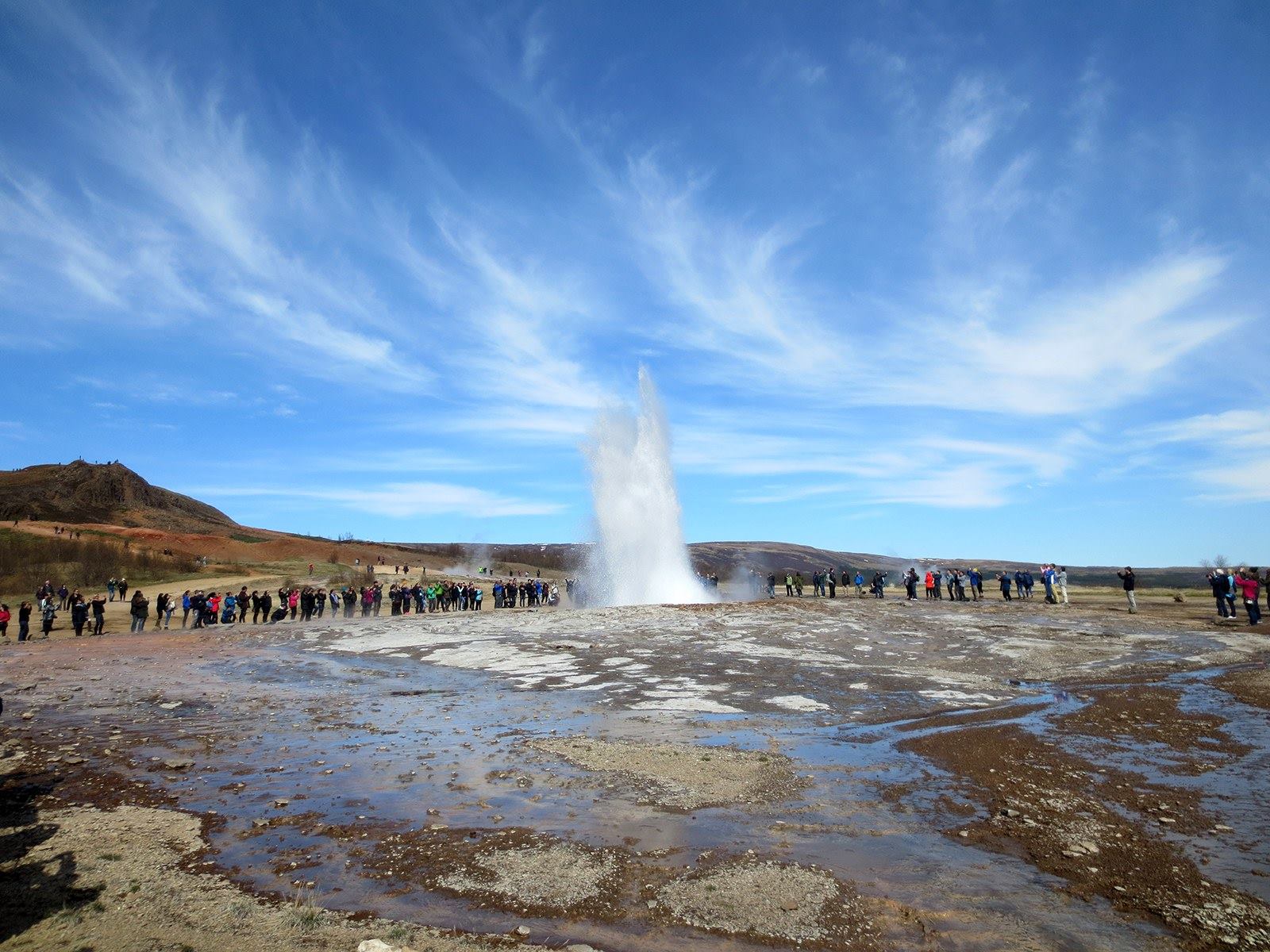 The Strokkur geyser