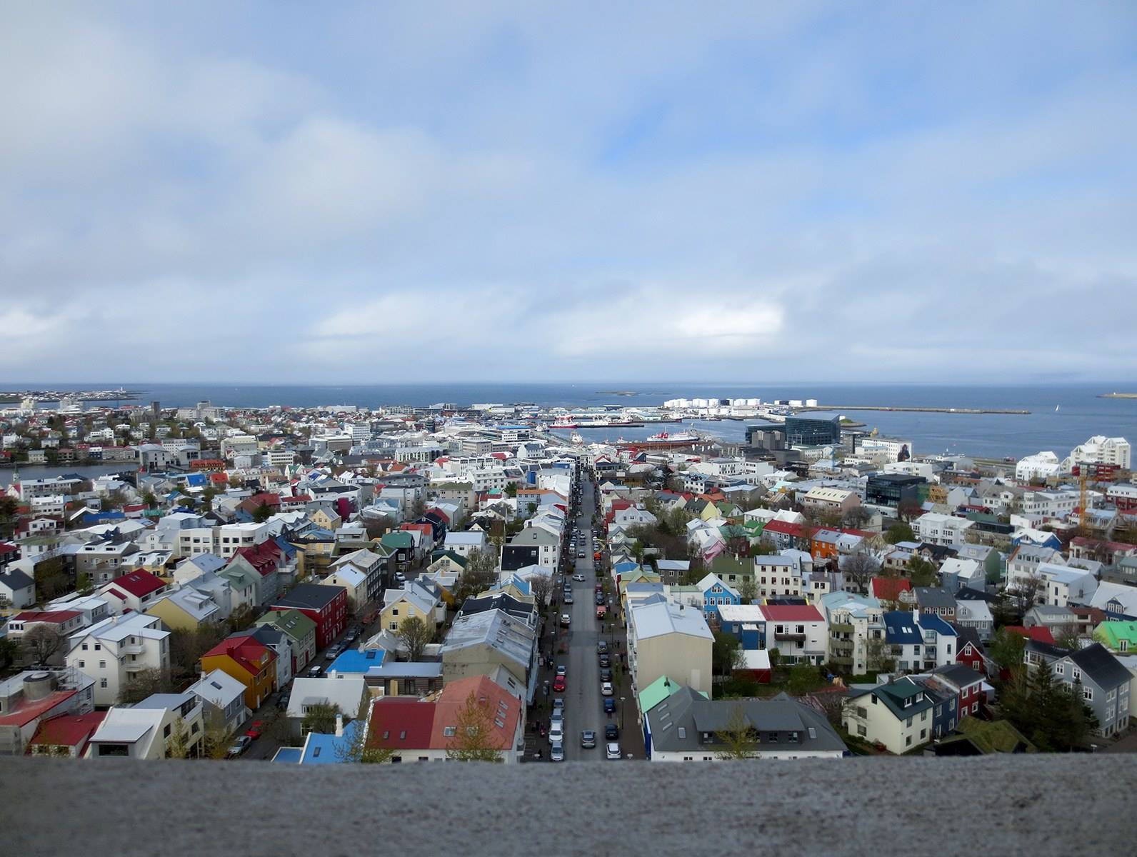 View of Reykjavik from Hallgrímskirkja