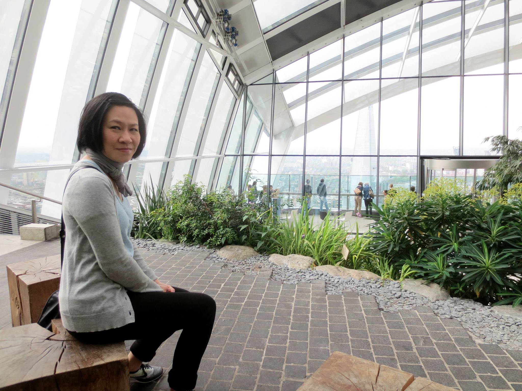 Josie at the Sky Garden