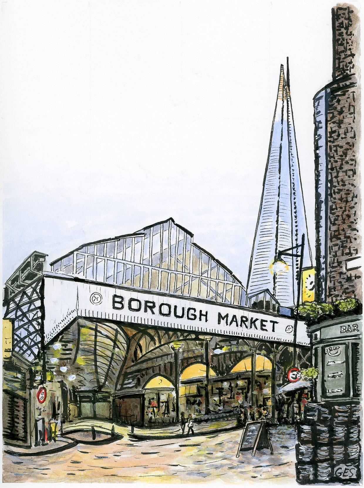 Borough Market Painting