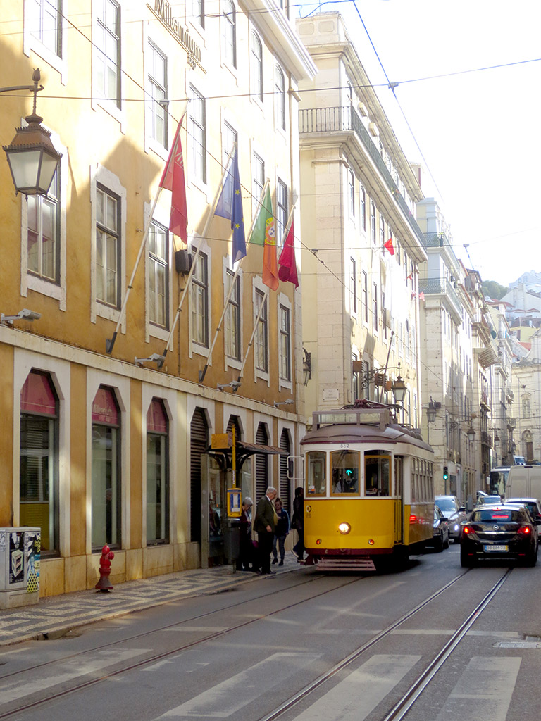 The famous Tram 28 in Baixa