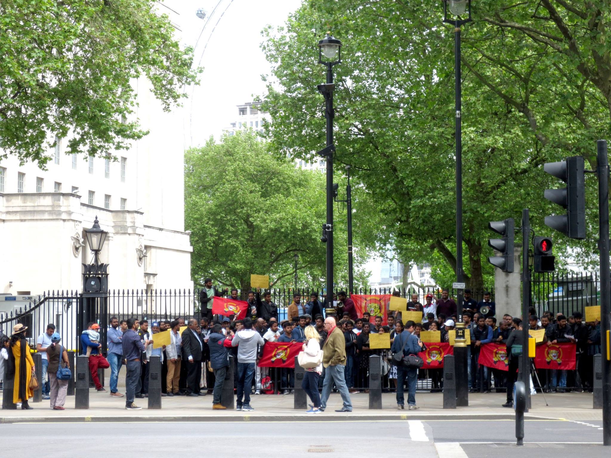 Whitehall Protest