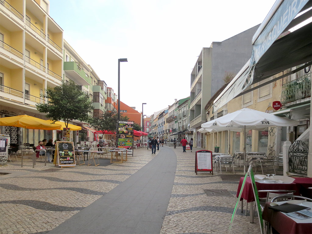 Pedestrianized Rua