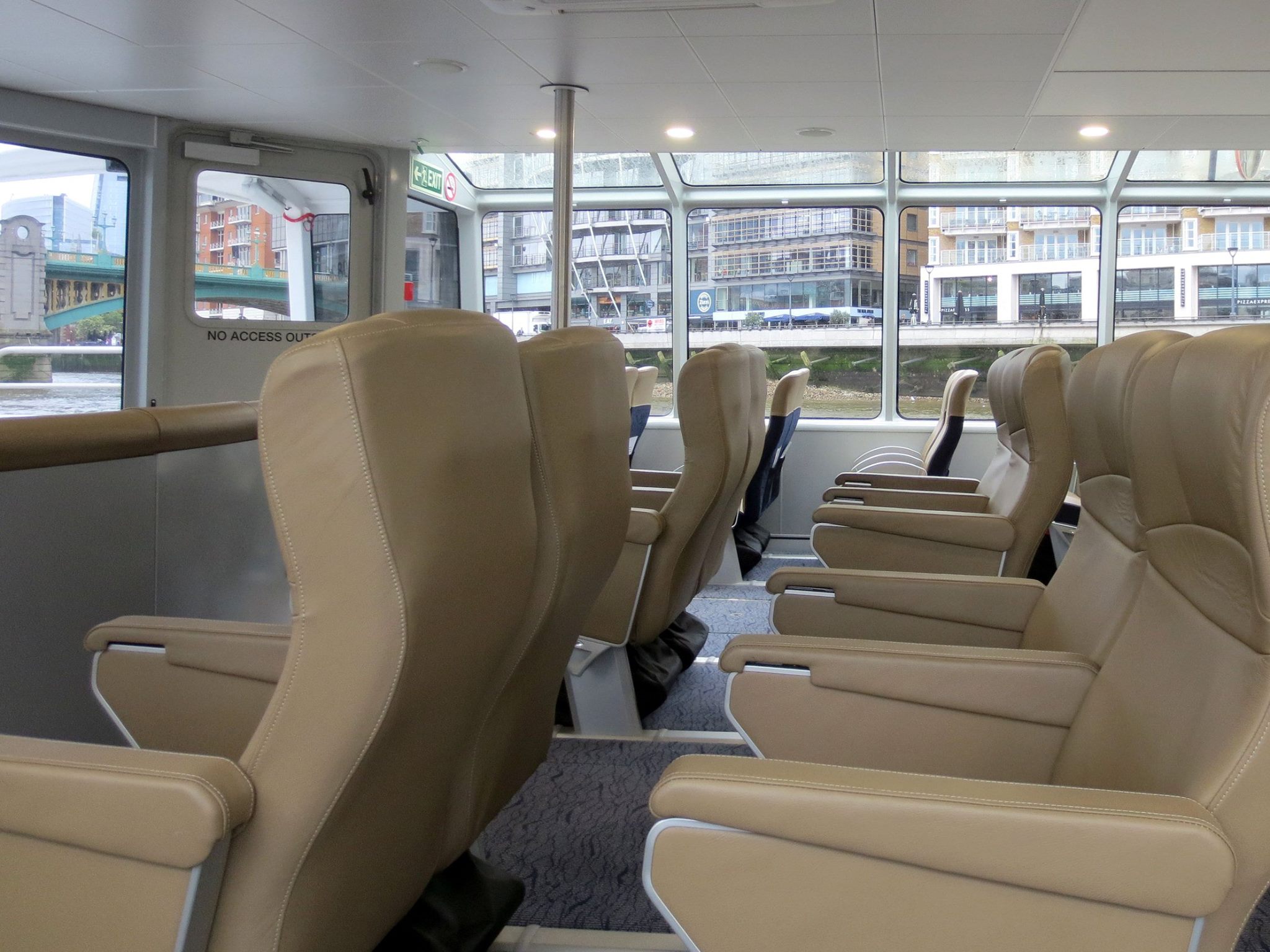 Thames Clipper Interior