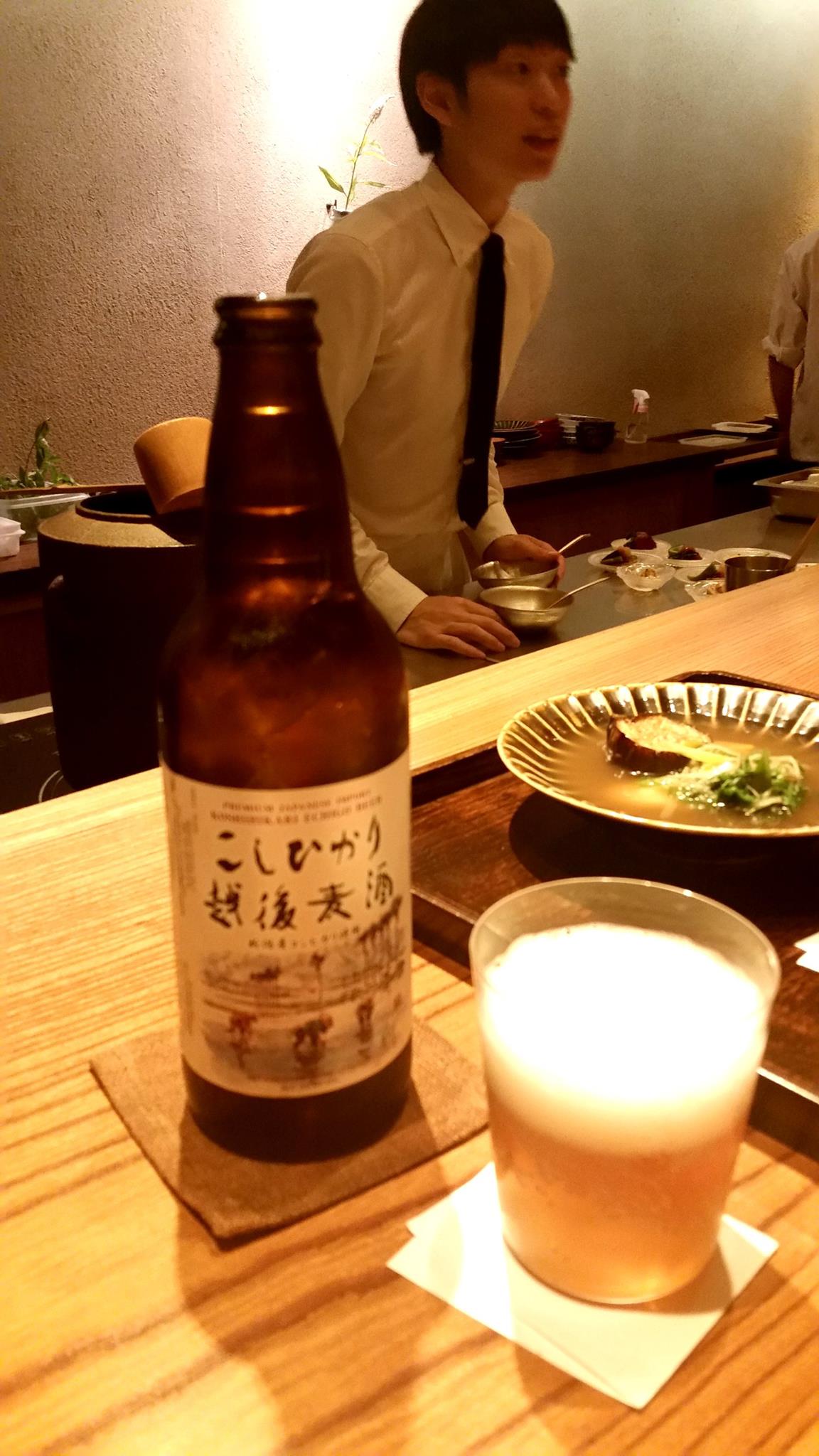 Echigo Koshihikari rice beer