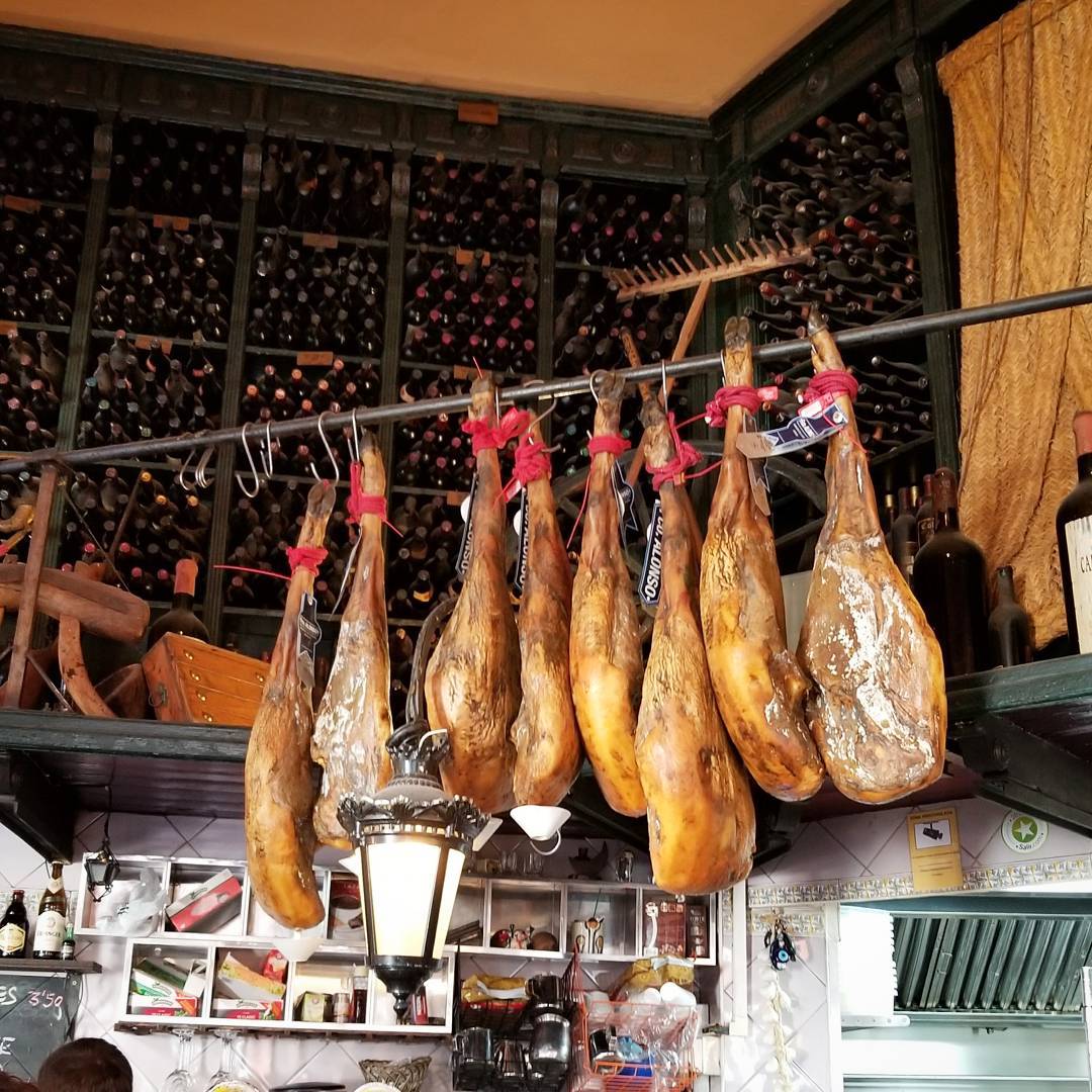 Hanging Jamón Ibérico