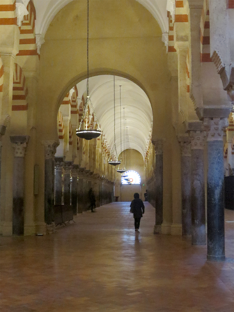 Josie in the Mezquita