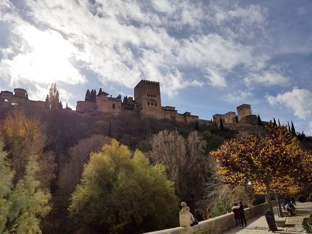 The Alhambra from across the Darro