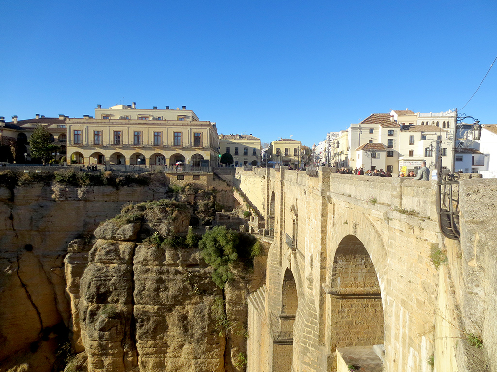 Ronda Bridge Looking Back