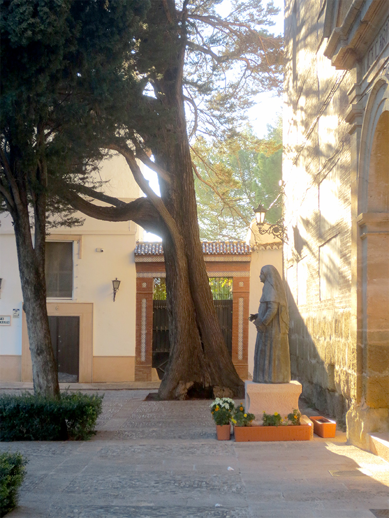 Ronda Church Statue