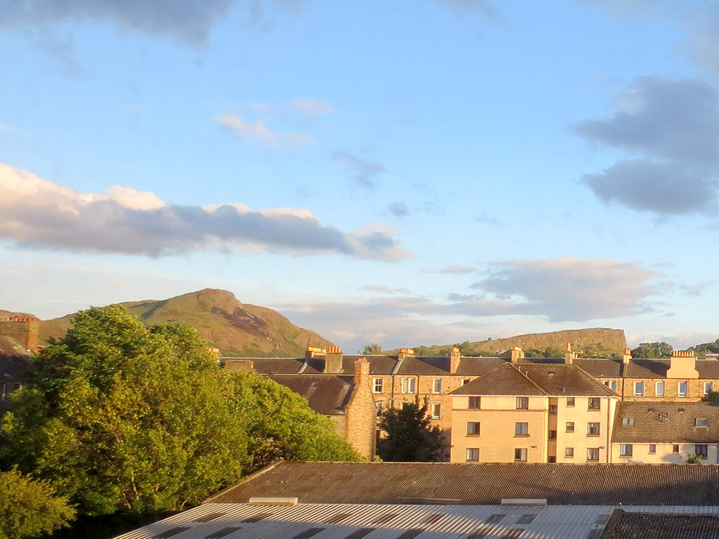 Arthur's Seat from our Window